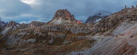 Tre Cime del Lavaredo, Dolomiti, Italyの写真素材