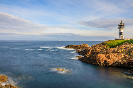 Ribadeo lighthouse, Spainの写真素材