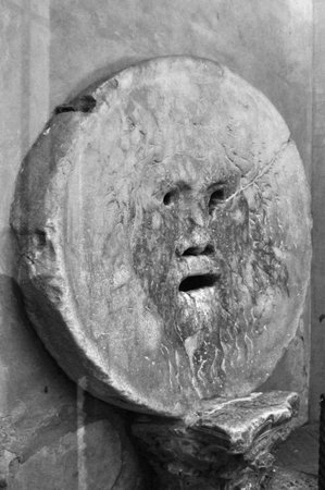 Mouth of Truth, Roma, Italyの写真素材