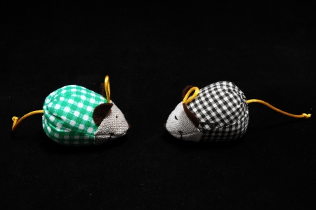 Toy Mouse Made of Cotton Cloth の写真素材