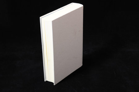 One Empty Book Isolated 