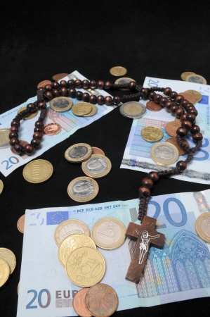 Jesus Christ and Moneyの写真素材