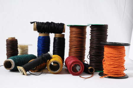 Roll of Twine isolated on a White Background