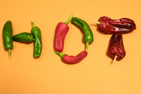 Some Very Hot Chili Peppers Ready to Cook