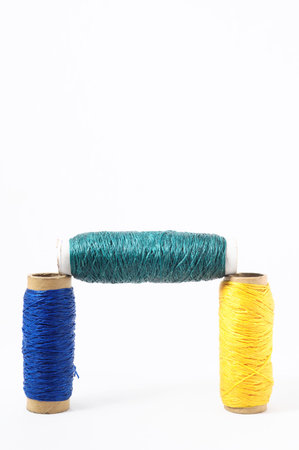 Roll of Twine isolated on a White Background