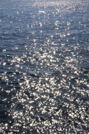 Blue Water Waves Texture on the Atlantic Oceanの写真素材