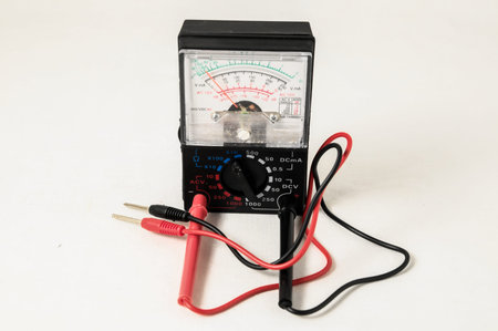 Classic New Electricity Simple Tester Tool on a White Background
