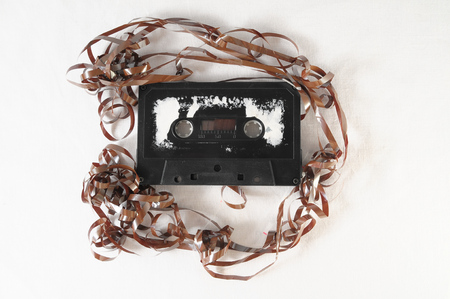 Ancient Vintage Used Musicassetteの写真素材