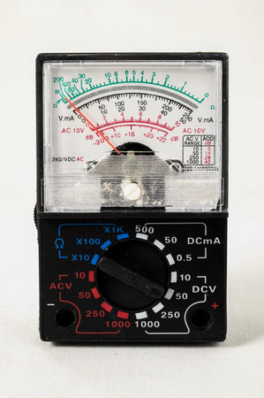 Classic New Electricity Simple Tester Tool on a White Background