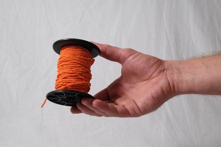 Roll of Twine isolated on a White Backgroundの写真素材