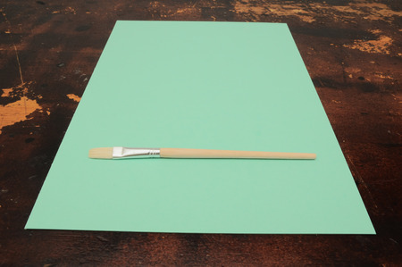 Exam Concept Picture Paper Sheet on a Wooden Tableの写真素材