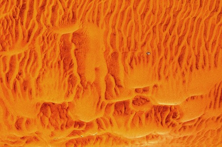 An Orange Sand Desert in Gran Canaria Island, Spainの写真素材