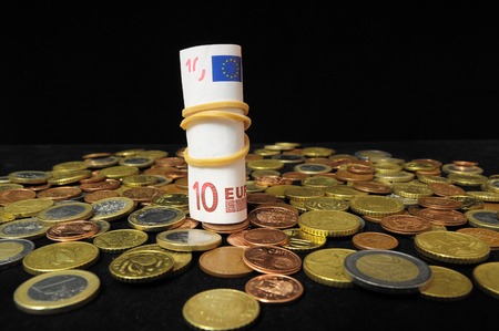 Some Scattered Money Representing Different Markets Financial Conceptの写真素材