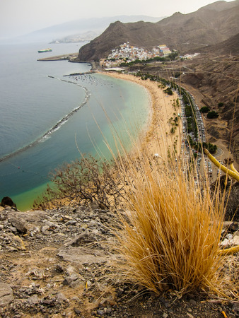 Las Teresitas beach of Tenerife island, Canariasの写真素材