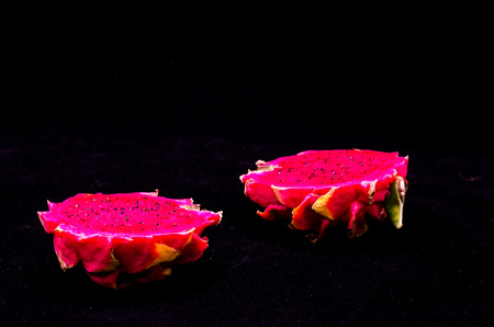Pitaya or Dragon Fruit Ripe Fresh Tropical Foodの写真素材