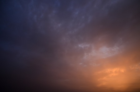 Sun Setting on the Atlantic Ocean in Tenerife Canary Island Spainの写真素材