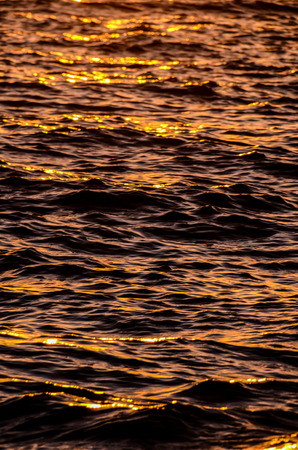 Blue Water Texture Pattern at Noon on the Atlantic Oceanの写真素材