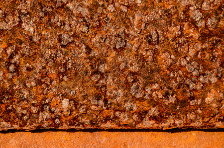 Oxidized Metal Surface Making an Abstract Texture Background