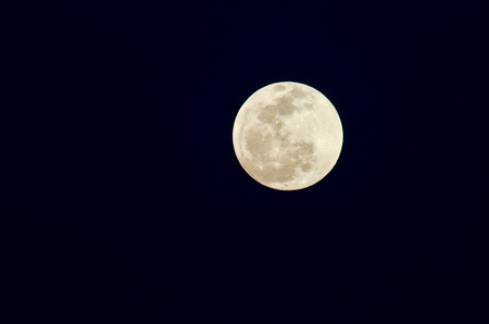 Moon Closeup Showing the Details of Lunar Surface.の写真素材