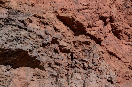 Dry Lava Basaltic Rock Stone Texture Backgroundの写真素材