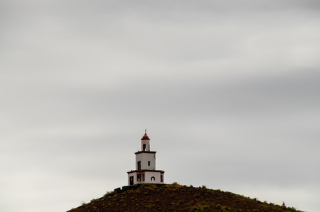 Belfry Of Ermita De La Caridad, Frontera, El Hierro, Canary Islandsの写真素材