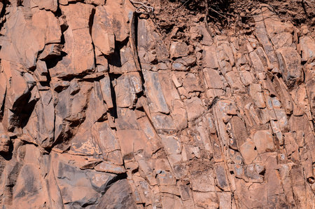 Dry Lava Basaltic Rock Stone Texture Background