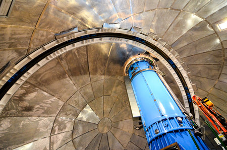 Telescopes of the Teide Astronomical Observatory in Tenerife, Spain.