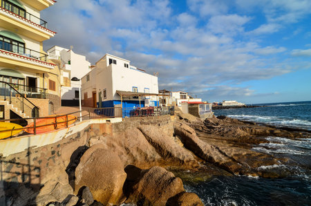 Sea Village at the Spanish Canary Islands.の写真素材