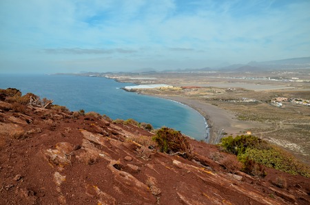 Picture View of a Tropical Beach near the Cityの写真素材