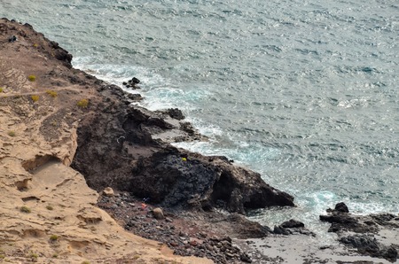 Playa del Ingles Tropical Beach in South of Gran Canaria Canary Islandsの写真素材