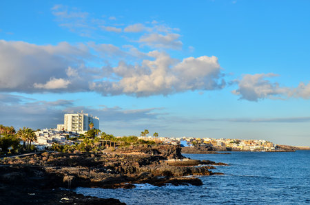 Picture View of a Tropical Beach near the City