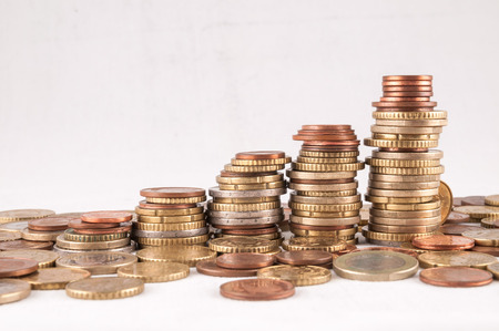 Picture of a Business Money Concept Idea Euro Currencyの写真素材