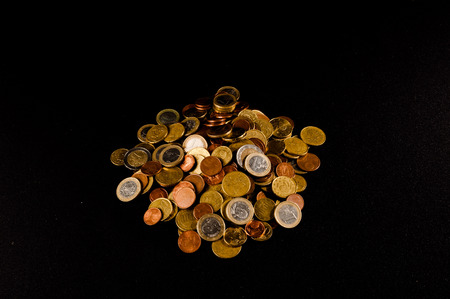 Picture of a Business Money Concept Idea Euro Coinsの写真素材