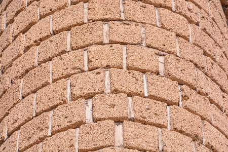 Vintage Old Brick Stone Wall - Background Textureの写真素材