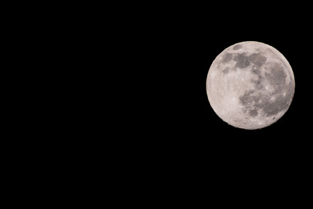 Moon Closeup Showing the Details of Lunar Surface.の写真素材