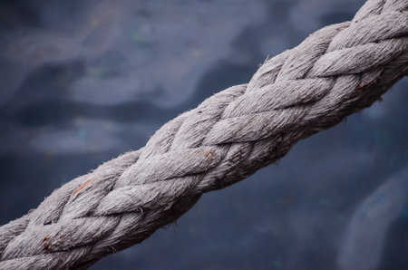 Picture of an Old Vintage Naval Rope