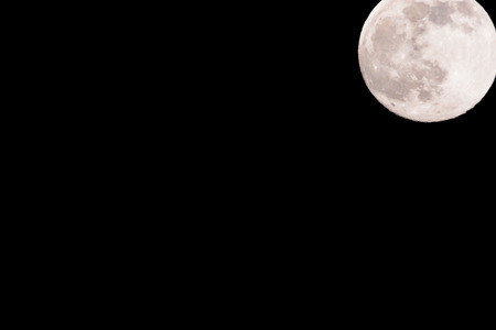 Moon Closeup Showing the Details of Lunar Surface.の写真素材