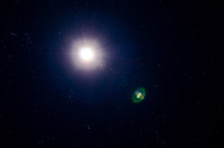 Night Sky Picture Darkness Planets and Stars