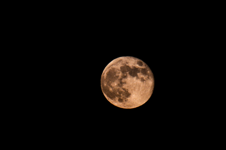 Moon Closeup Showing the Details of Lunar Surface.の写真素材