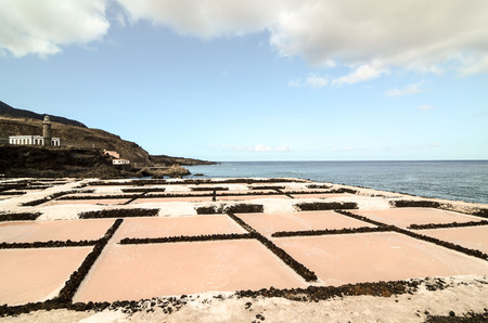 Photo Picture of Salt Flat Production Fieldの写真素材