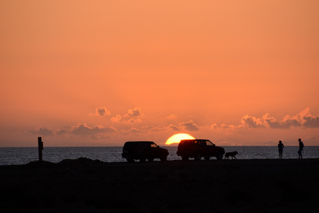 Photo Picture of a Beautiful Colored Sunsetの写真素材