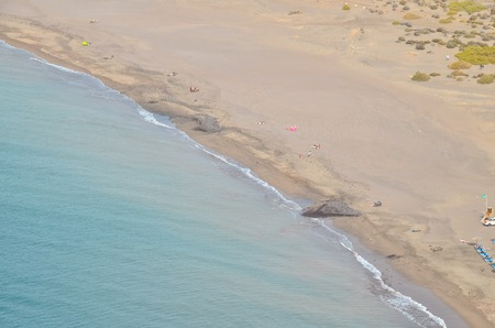 Picture View of a Tropical Beach near the Cityの写真素材