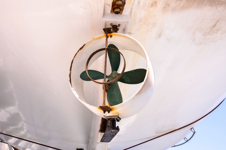 Picture of an Old Boat Helix Propellerの写真素材
