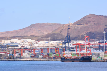 Editorial Picture of the Port in Gran Canaria Spain 10 october 2015のeditorial素材
