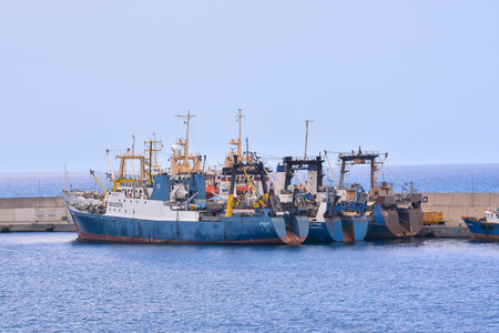 Editorial Picture of the Port in Gran Canaria Spain 10 october 2015