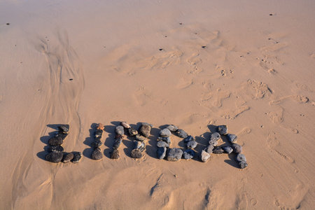 Photo Picture of the Beautiful Sand Ocean Beach