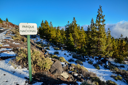 Winter Landscape on the High Mountain Rangeの写真素材