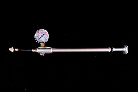 Classic Metallic Bicycle Hand Pump with Manometer