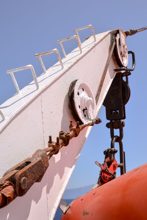 Photo Picture of an Old Industrial Puleyの写真素材