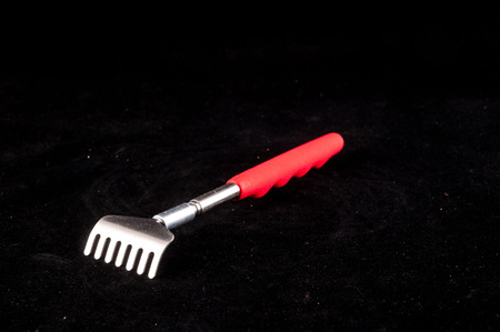 Photo Picture of a Metallic Rake Toolの写真素材